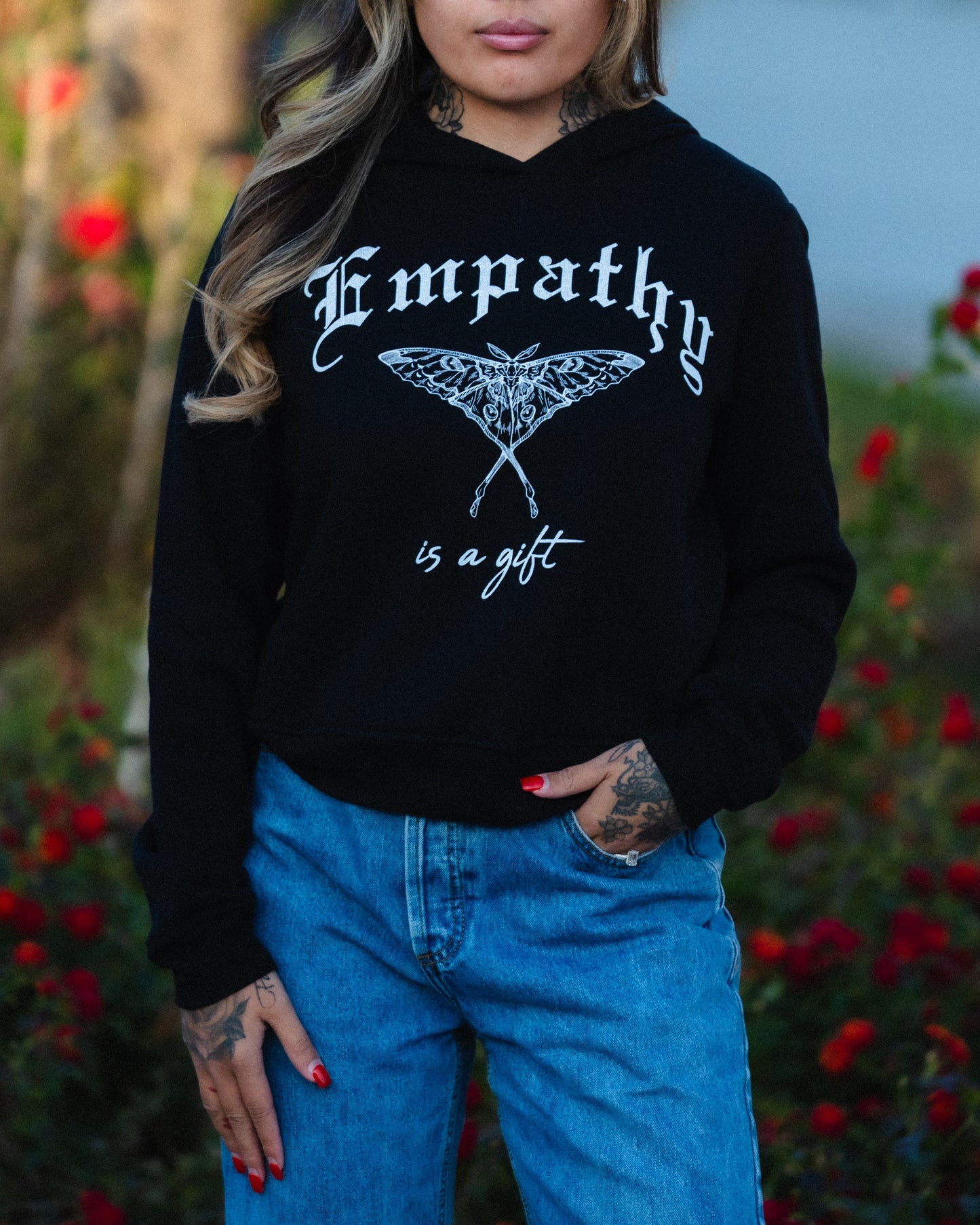 EMPATHY IS A GIFT WOMEN'S HOODIE